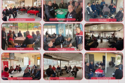 Edirne’de “Cuma Buluşmaları”nda Üreticilere Yerinde Bilgilendirme