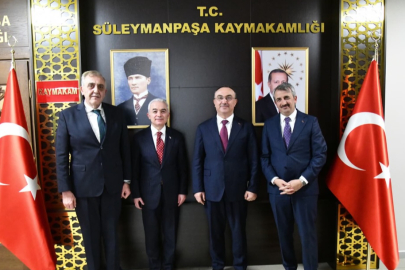 Vali Sezer’den Süleymanpaşa Kaymakamlığı’na Ziyaret