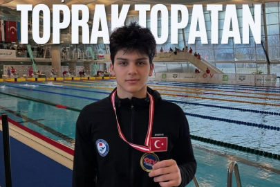 Edirneli Yüzücü Toprak Topatan’dan Uluslararası Şampiyonluk