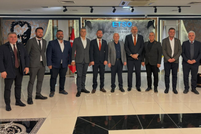 Muhtarlar Konfederasyonu Başkanı Delibalta, ETSO’yu Ziyaret Etti