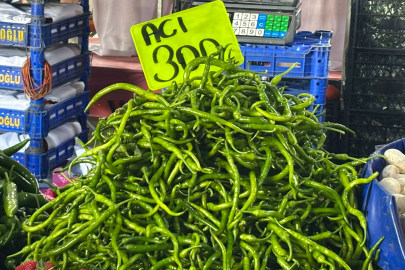 Edirne’deki Pazarda ‘Kıl Biber’ Cep Yakıyor