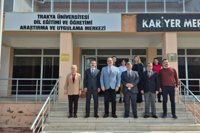 Kaymakam Yılmaz’dan Trakya Üniversitesi DİLMER’e Ziyaret
