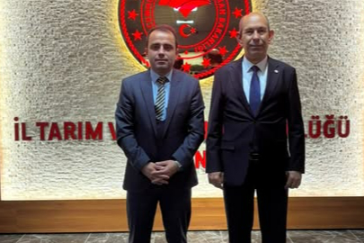 Rektör Yardımcısı Mustafa Tan, İl Tarım Müdürü İslam Köse’yi Ziyaret Etti