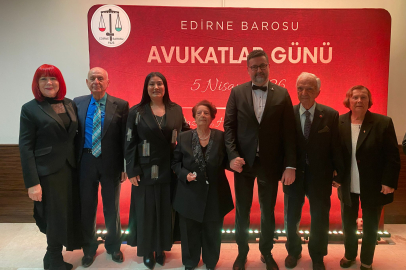 ‎Edirne Barosu’nda Avukatlar Günü Resepsiyonu