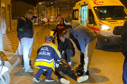 Motosiklet İle Otomobil Çarpıştı: 1 Yaralı