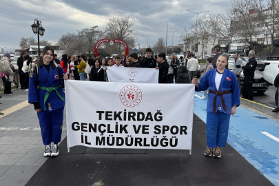 Tekirdağ'da "Dünya Sağlık Günü" Kapsamında Yürüyüş Düzenlendi