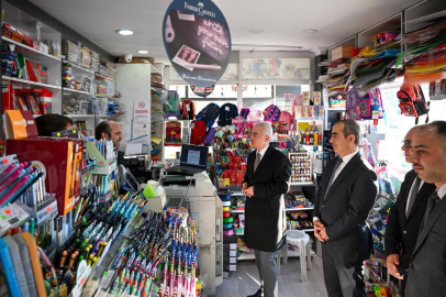 Vali Turan’dan Esnafa Ziyaret