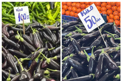 Edirne’de Patlıcan Fiyatı Yarıya Düştü