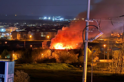 Lüleburgaz’da Korkutan Yangın
