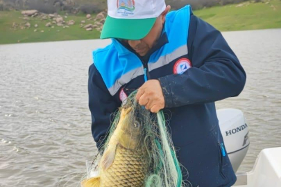 Kırklareli'nde Yasak Olmasına Rağmen Baraj Gölüne Serilen Ağ Ekiplerce Toplandı
