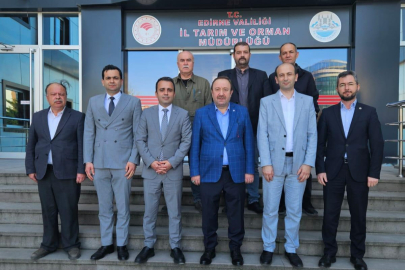 TOÇ BİR-SEN Genel Başkanı Öztürk’ten Edirne İl Tarım Müdürlüğü’ne Ziyaret