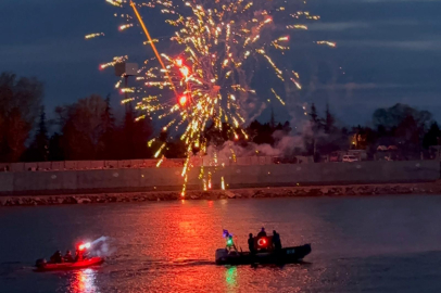Meriç Nehri’nde Deniz Polisinden Nefes Kesen Gösteri
