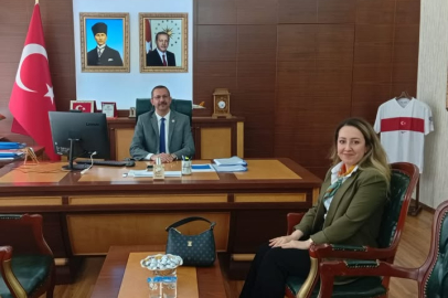 Merkez Müdürü Öcal’dan Kaymakam Özderin’e Ziyaret