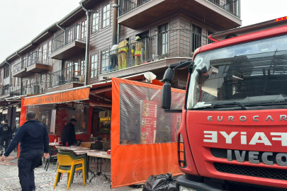 Saraçlar’da Korkutan Baca Yangını