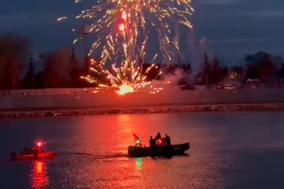 Meriç Nehri’nde Deniz Polisinden Nefes Kesen Gösteri