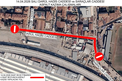 Darül Hadis Caddesi’nde Asfalt Kazıma Çalışmaları Başlıyor