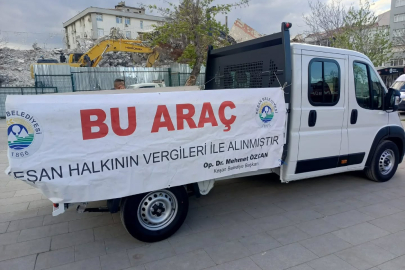 Keşan Belediyesi Su İşlerine Yeni Araç Desteği
