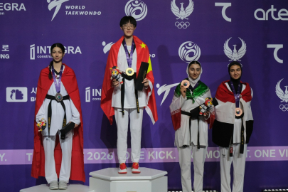 Milli Taekwondocu Cansu Şeyhoğlu Dünya İkincisi