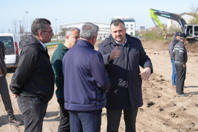 Saray’da Kentpark Çalışmaları Yerinde İncelendi