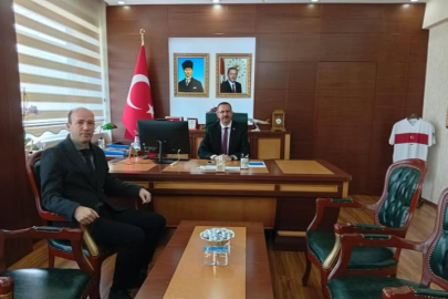 Tapu Müdürü Keser’den Kaymakam Özderin’e Ziyaret