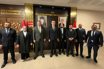 Zıvalıoğlu, Kaymakam Tunçer'i Ziyaret Etti