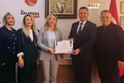 Lalapaşa Belediyesi’ne Teşekkür Ziyareti