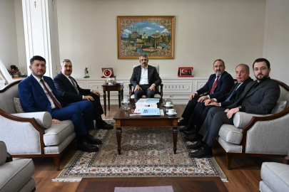 NKÜ Rektörü Şahin’den Vali Sezer’e Ziyaret