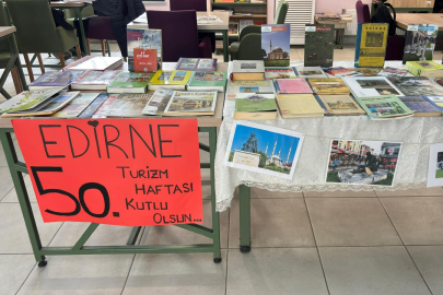 Edirne Kitapları Sergilenmeye Başlandı