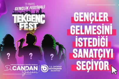 Tekirdağ'da Sahne Alacak Sanatçıları Gençler Belirleyecek