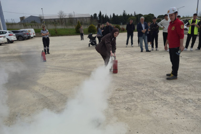 Havsa Meslek Yüksekokulu’nda Yangın Tatbikatı Gerçekleştirildi