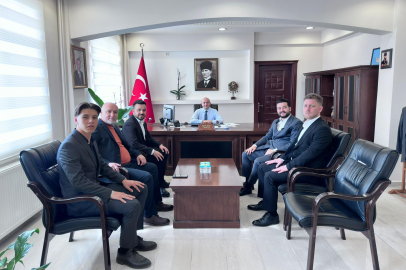 TÜGVA İl ve İlçe Başkanlarından Malkara Kaymakamı Koç’a Ziyaret