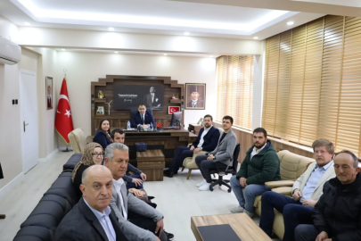 AK Parti Vize İlçe Yönetiminden Kaymakam Balaban’a Ziyaret