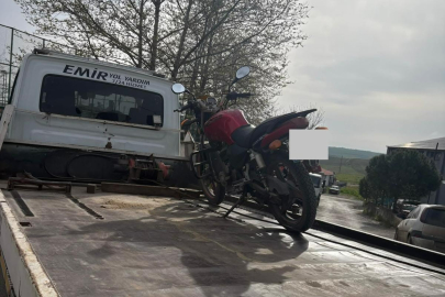 Edirne'de Motosikletliye 24 Bin 162 TL Ceza