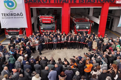 Şarköy'de Modern İtfaiye İstasyonu Hizmete Açıldı