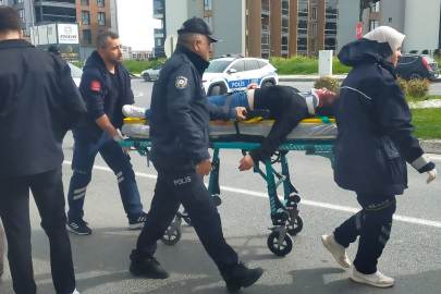 Tekirdağ’da Motosikletin Çarptığı Yaya Yaralandı