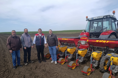 Edirne’de Ayçiçeğinde Verim Artışı Projesinde İkinci Yıl Ekimi Yapıldı