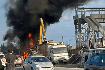 Edirne Sanayi Sitesi’nde Korkutan Yangın