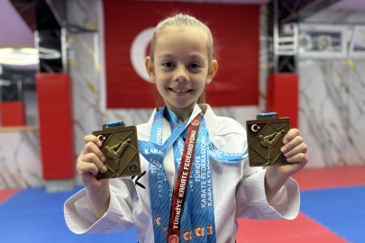Minik Milli Karateci Ayza Akgün’ün Hedefi Balkan Şampiyonluğu
