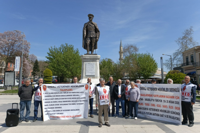 Emekli Veteriner Hekimlerden Edirne’de “Adalet” Talebi