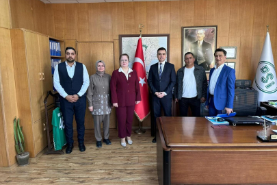 Cerit, Devlet Su İşleri (DSİ) 11. Bölge Müdürü Faruk Yücegök'ü Makamında Ziyaret Etti