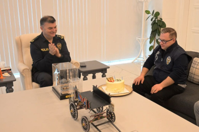 Edirne Emniyetinde En Özel Kutlama