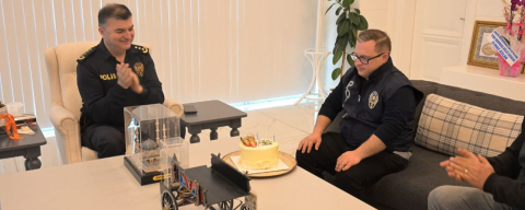 Edirne Emniyetinde En Özel Kutlama