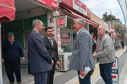 Kaymakam Özderin Esnafı Ziyaret Etti