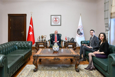 Vali Turan, Burak Cemre Bekdemir İle Sevil Budak Bekdemir'i Kabul Etti