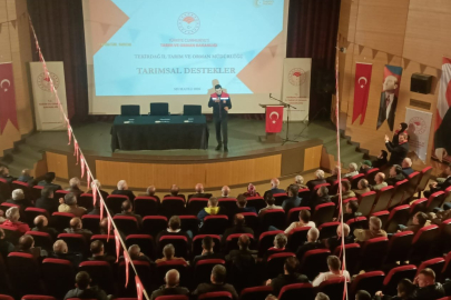 Muratlı'da Çiftçilere Tarımsal Desteklemeler Anlatıldı