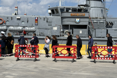 Tekirdağ'da "TCG Enez" Gemisi Ziyarete Açıldı