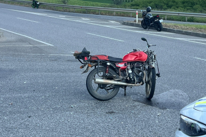 Babaeski’de Motosikletle Otomobil Çarpıştı: 1 Yaralı