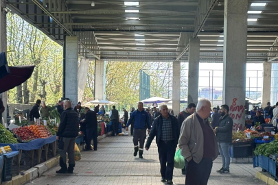 Havsa Halk Pazarı’nda “Güneşli Hava” Yoğunluğu