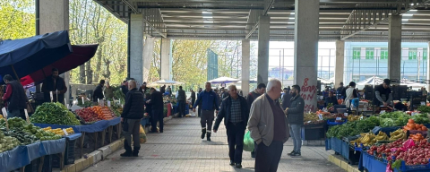 Havsa Halk Pazarı’nda “Güneşli Hava” Yoğunluğu