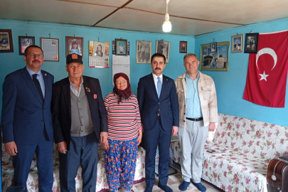 Kaymakam Özderin’den Gazilere Ziyaret